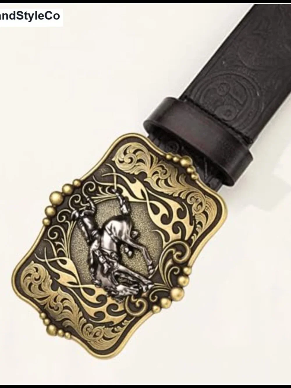 Zinc Alloy Horse Belt Buckle Western Rodeo Gift for Men Women Fits Standard